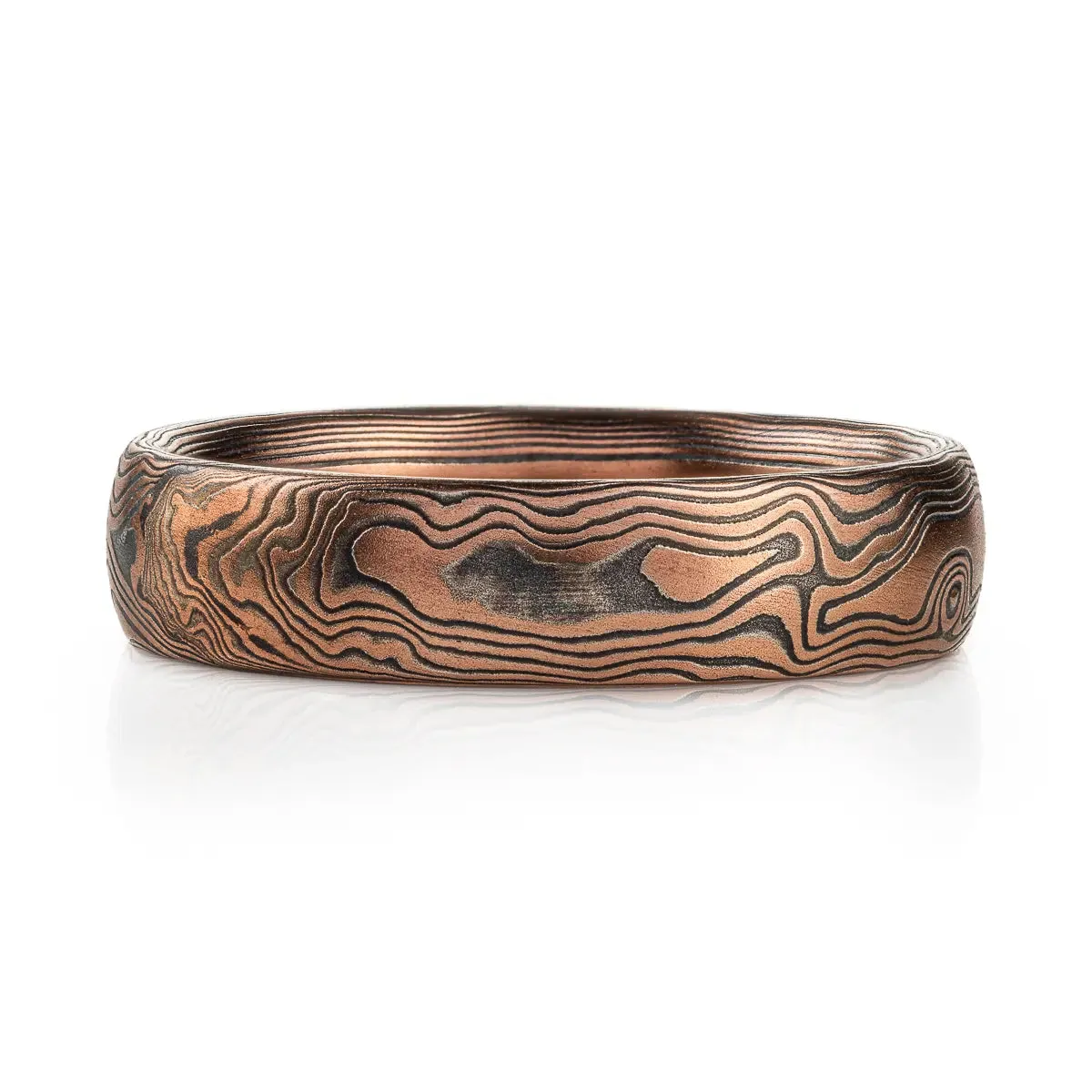 Redwood Forest Mokume Band