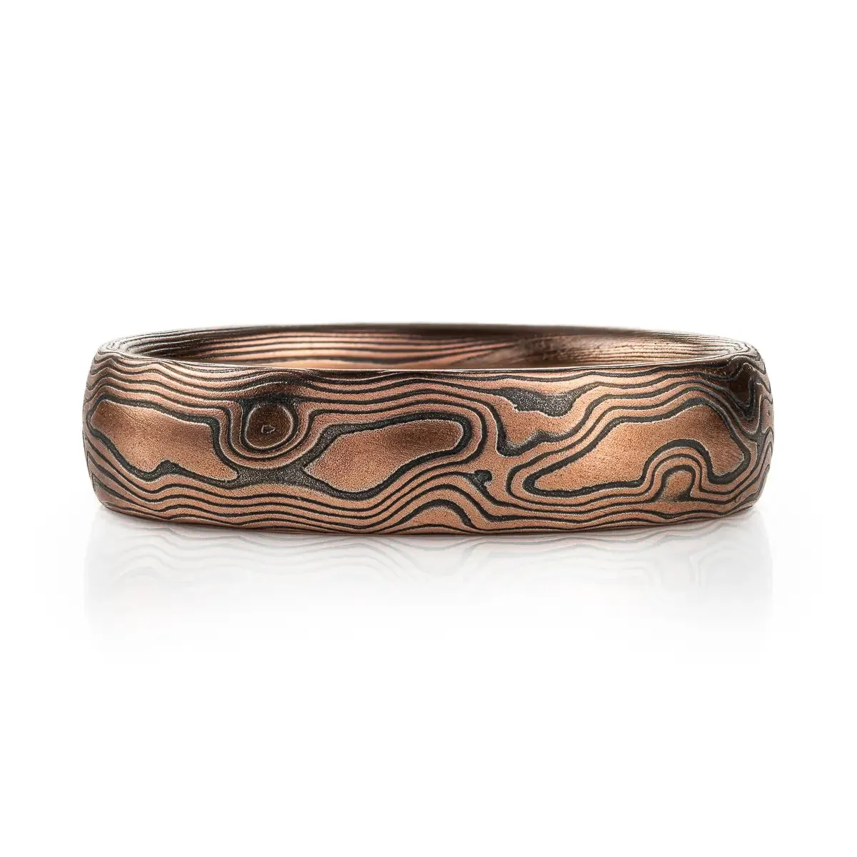 Redwood Forest Mokume Band