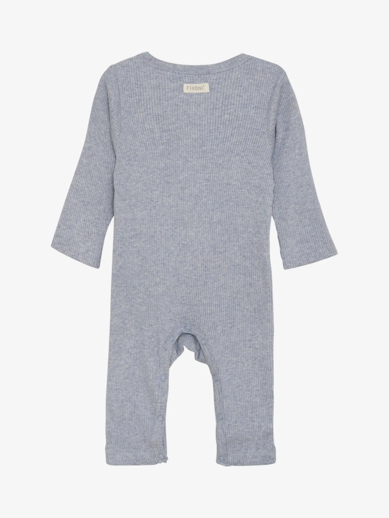 Romper LS Rib - Gray Dawn