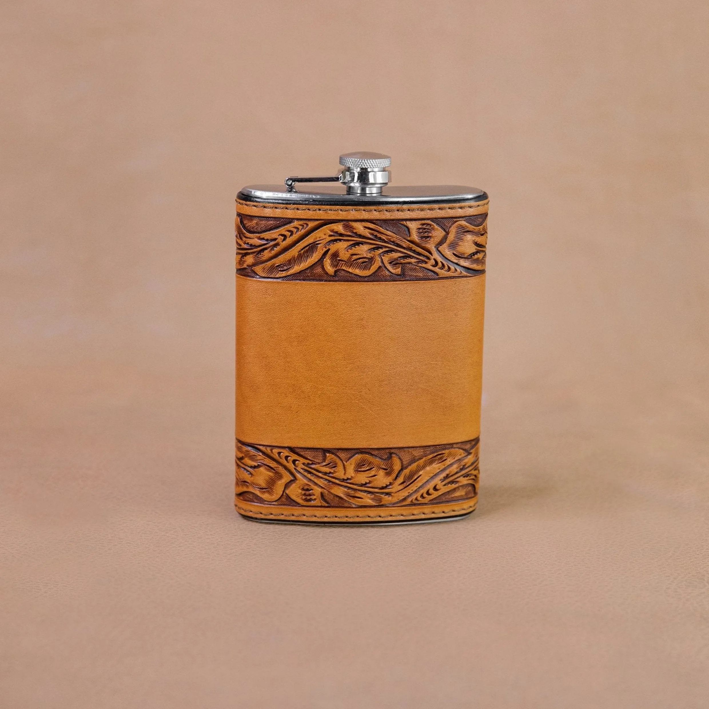 Russet Running Leaf Flask