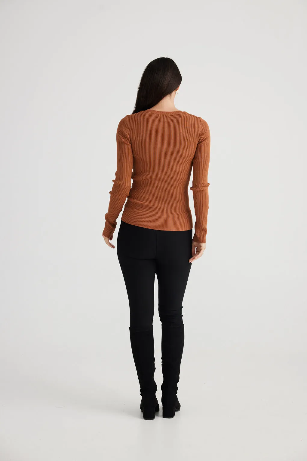 Salsa Knit Top (Pecan)