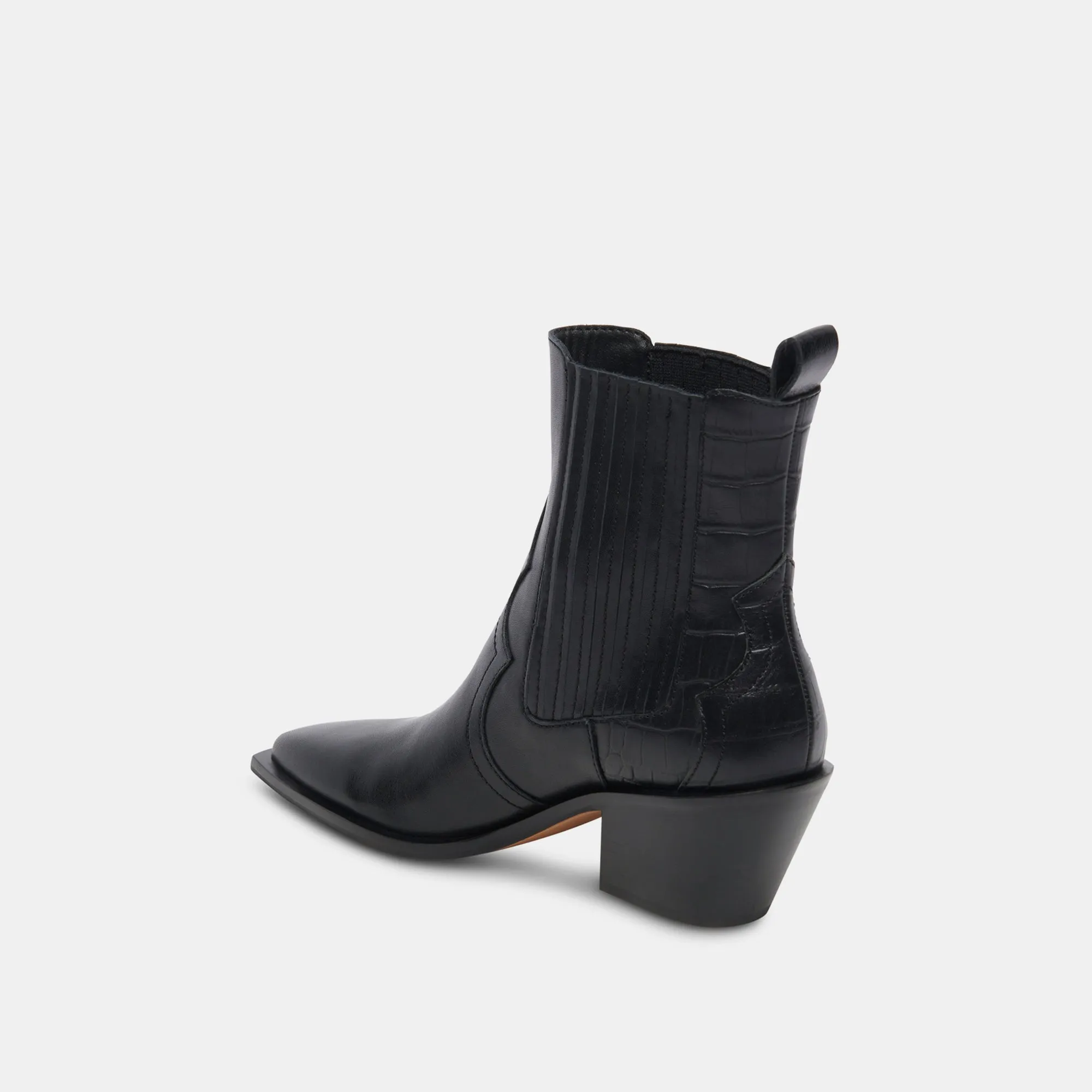 SENNA BOOTIES BLACK MULTI LEATHER