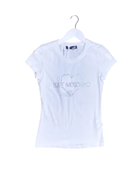 Size 6 - Love Moschino Diamanté Baby Tee