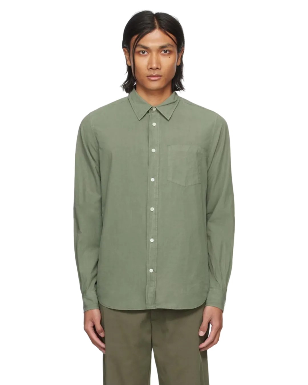 Size S - Norse Projects Osvald Khaki Shirt