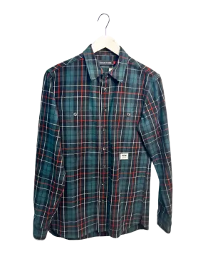 Size S - Wood Wood Green Flannel Button Up Shirt