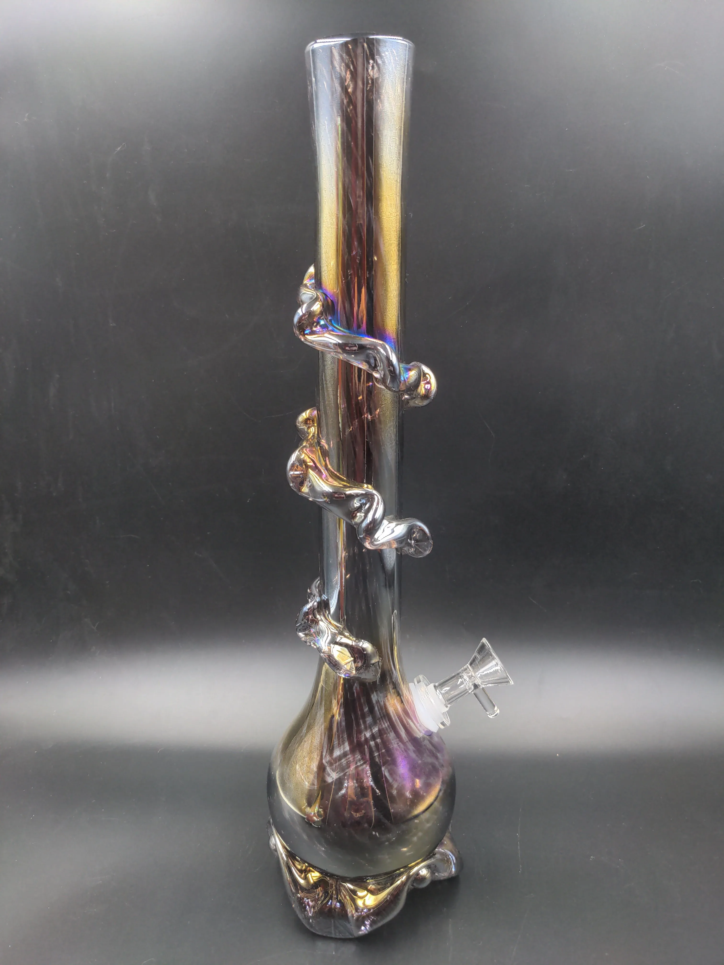 Soft Glass Water Pipe - Three Tone (15)