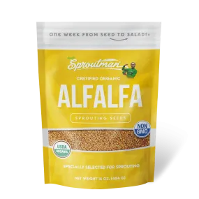 Sproutman Organic Alfalfa Sprouting Seeds (16 oz)