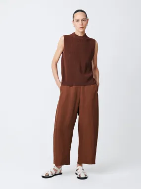 Sumire Top in Carob Brown