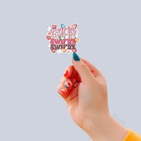 Taylor Swift Swiftie Candy Hearts Sticker | Eras