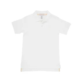 The Beaufort Bonnet Company - Worth Ave White Prim & Proper SS Polo