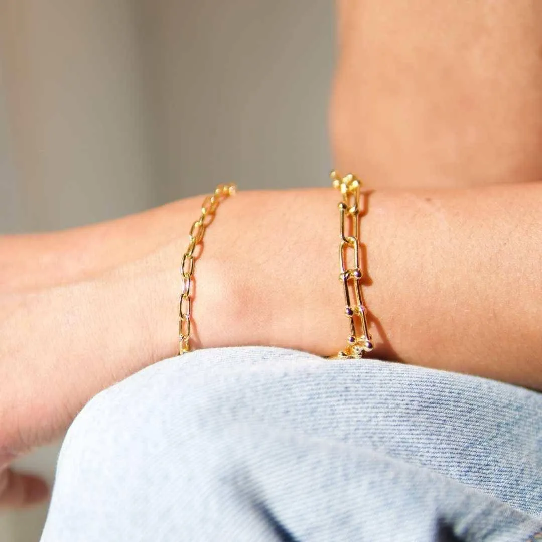 THE CHARLIE BRACELET - 18k gold plated