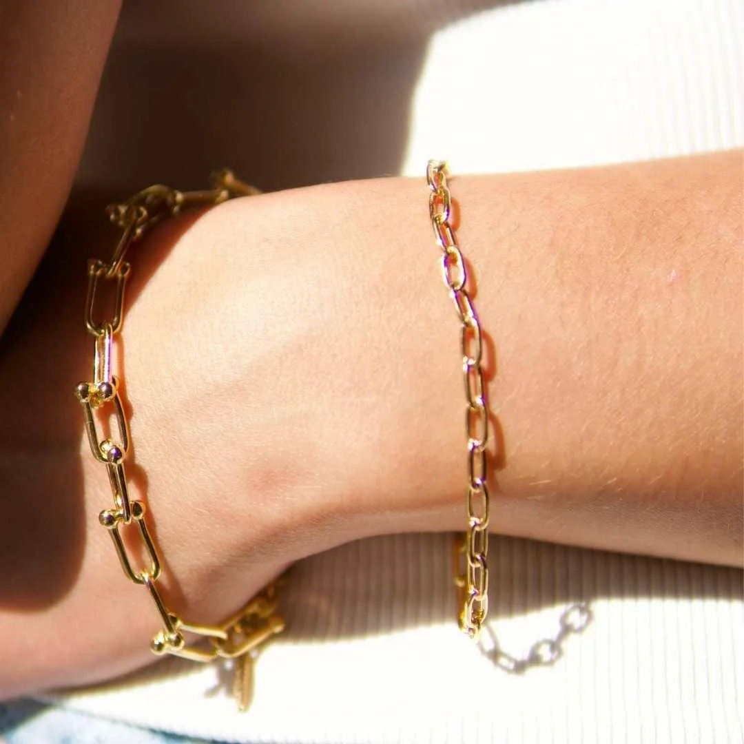 THE CHARLIE BRACELET - 18k gold plated