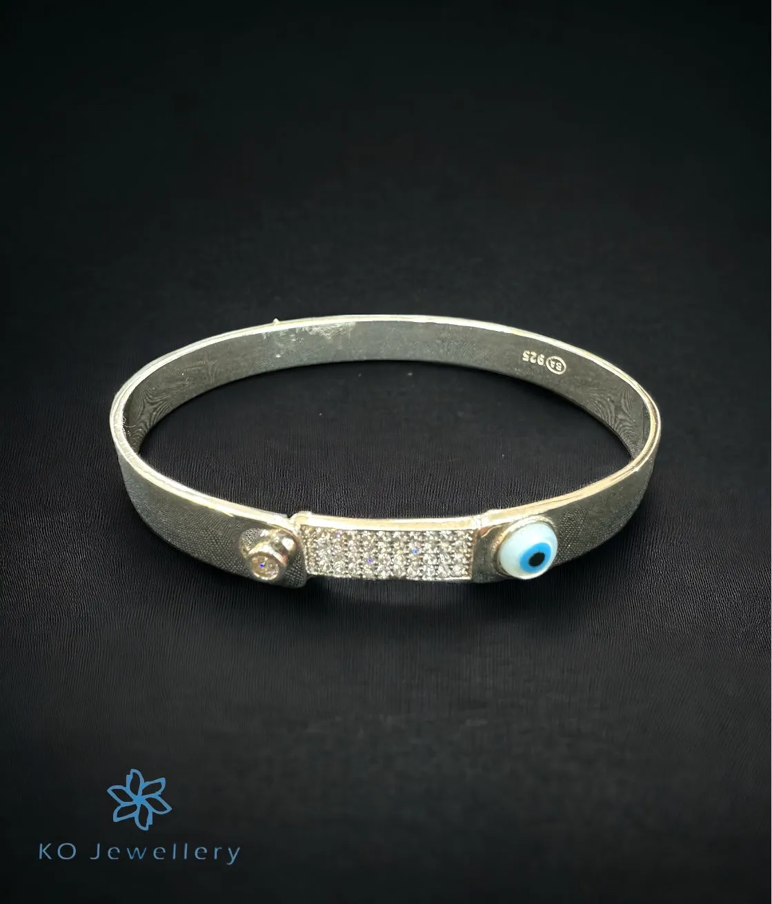 The Evileye Silver Openable Bracelet