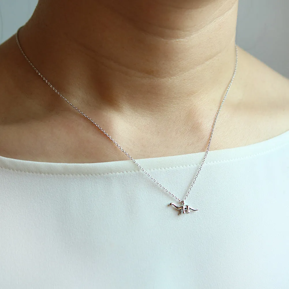 Tiny Brachiosaurus Necklace