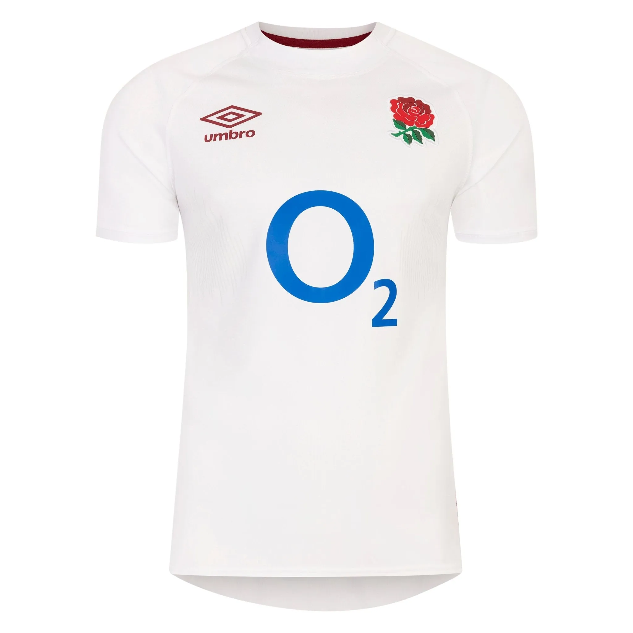 Umbro Junior England Rugby Home Replica Jersey 23/24 - White