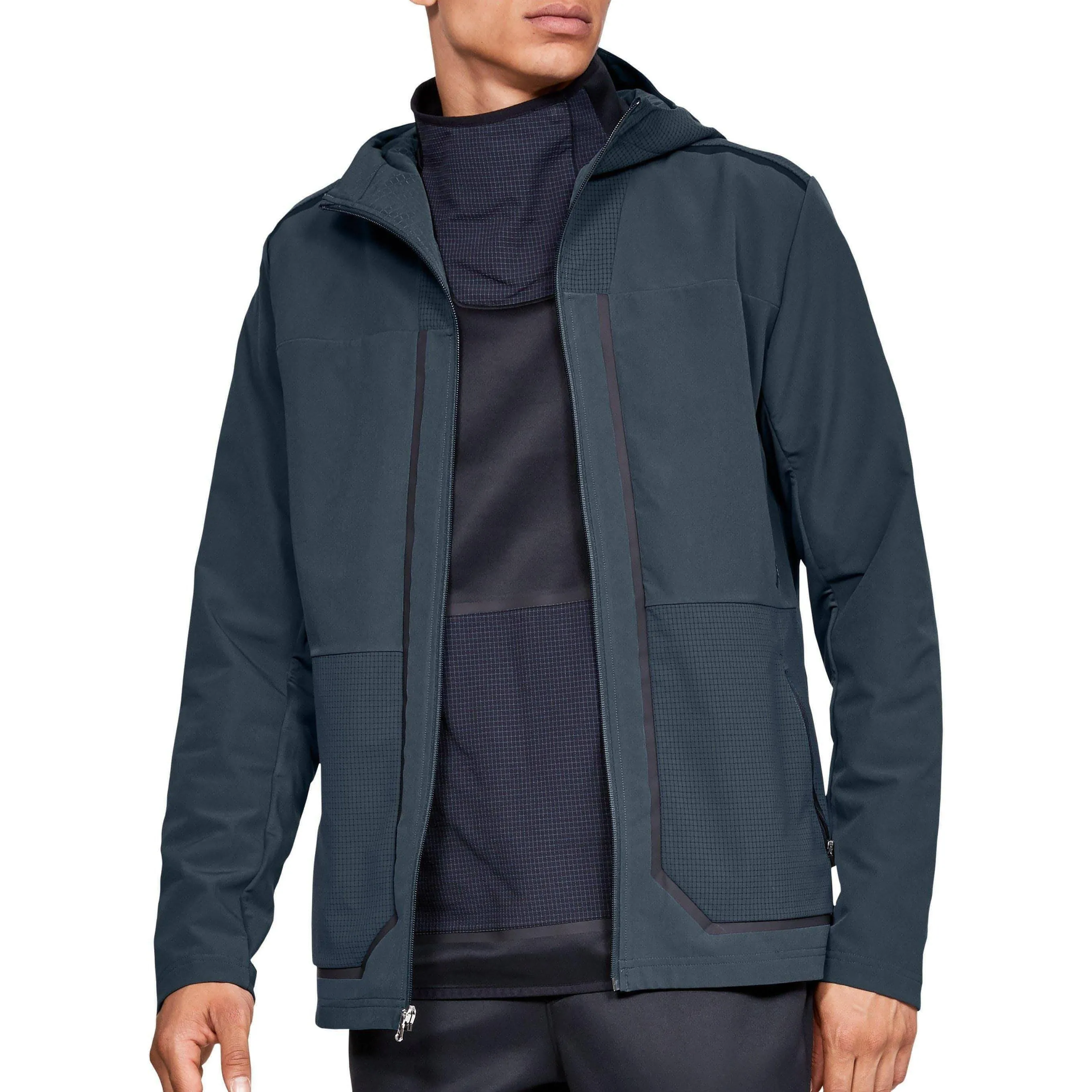 Under Armour Perpetual Mens Running Jacket - Grey