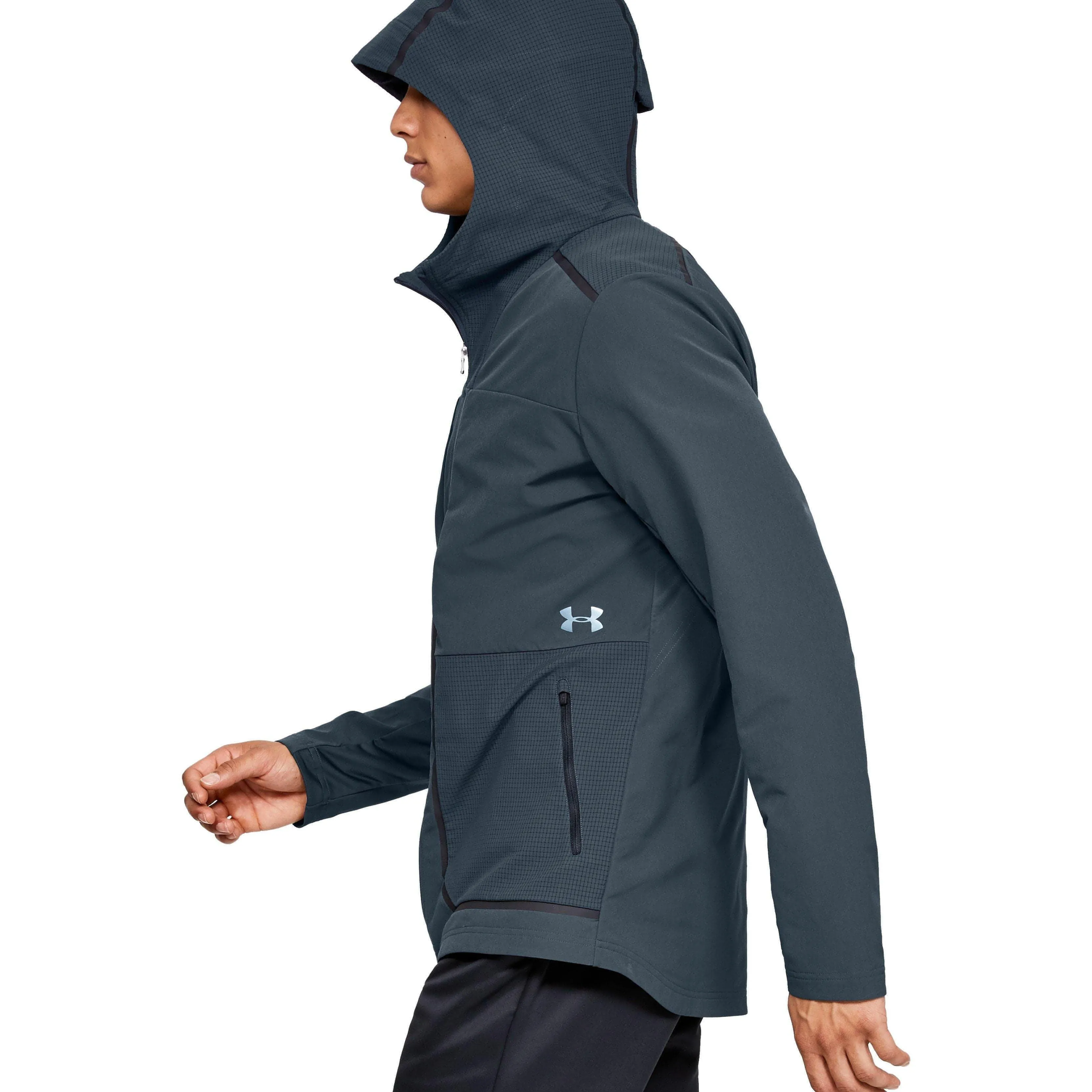 Under Armour Perpetual Mens Running Jacket - Grey