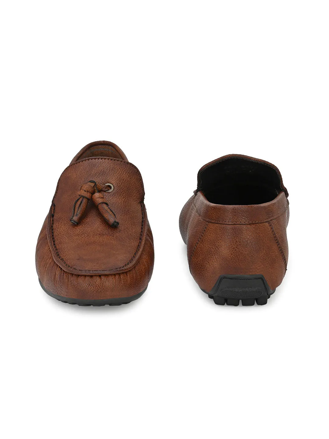 Urbane Brown Tassel Loafers