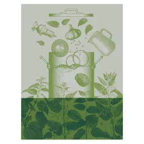 Veloutes D'Orties Green Tea Towel