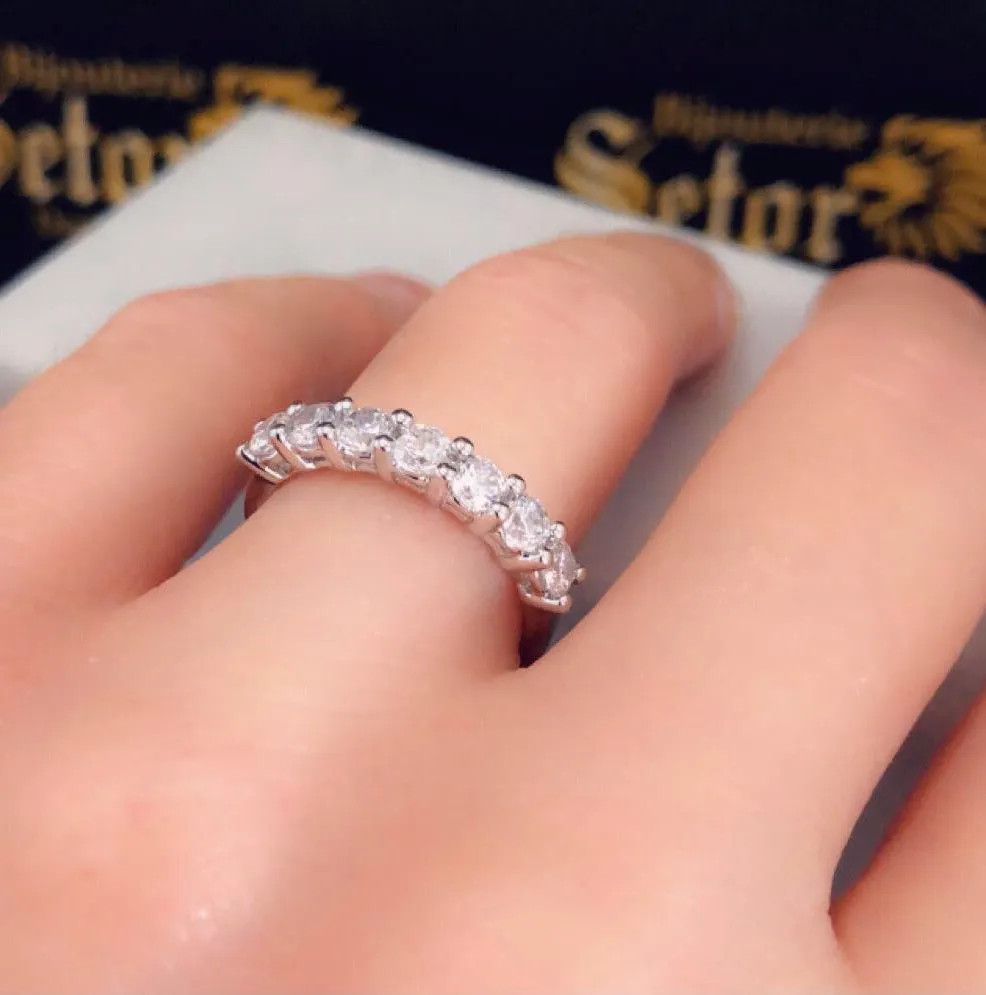 White gold semi eternity WEB033