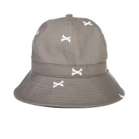 WTAPS BALL 01 HAT GREIGE EMB CROSSBONES